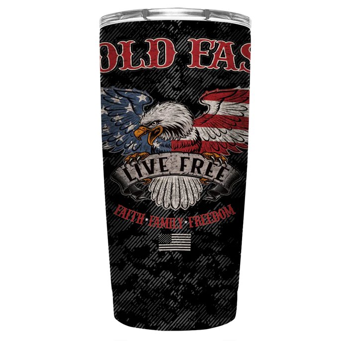 20 oz Stainless Steel Tumbler HF Eagle - Symonds Flags