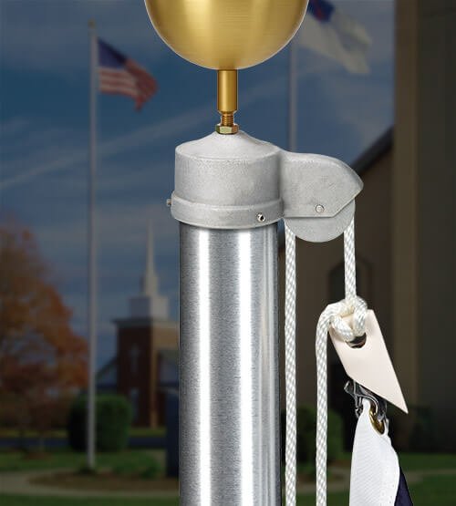 25' Flagpole 4" x 0.125 - Symonds Flags