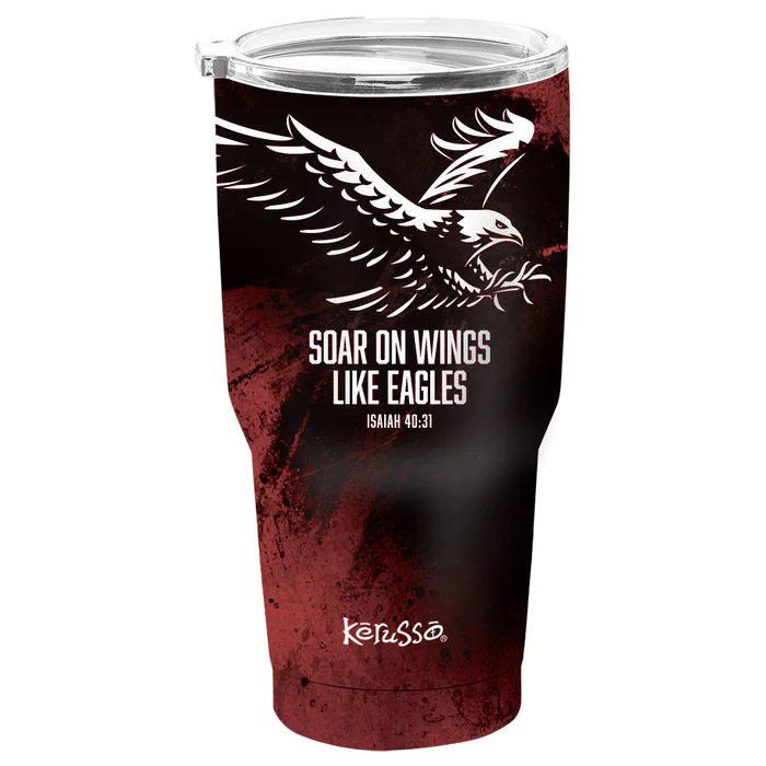 30 oz Stainless Steel Tumbler Eagle - Symonds Flags