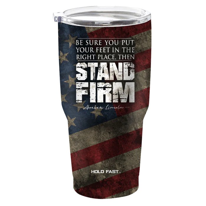 30 oz Stainless Steel Tumbler Lincoln Flag - Symonds Flags