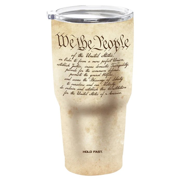 30 oz Stainless Steel Tumbler We The People - Symonds Flags