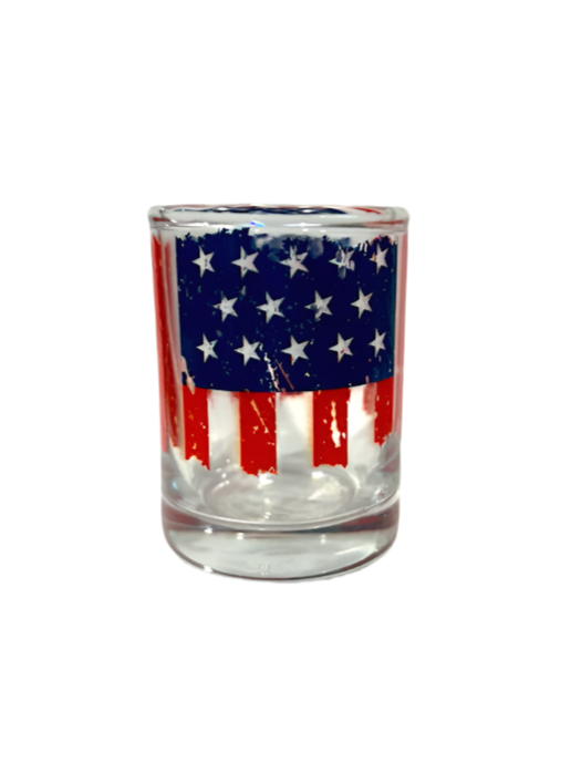 American Flag 3oz Shot Glass