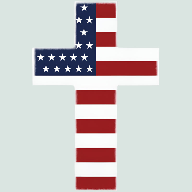American Flag Wall Cross