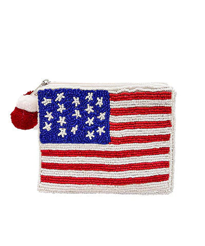 American Flag Coin Purse
