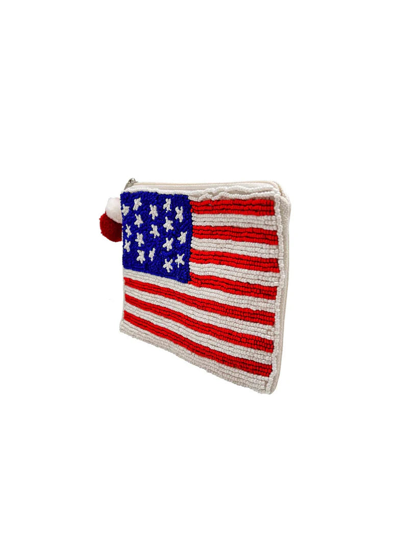 American Flag Coin Purse