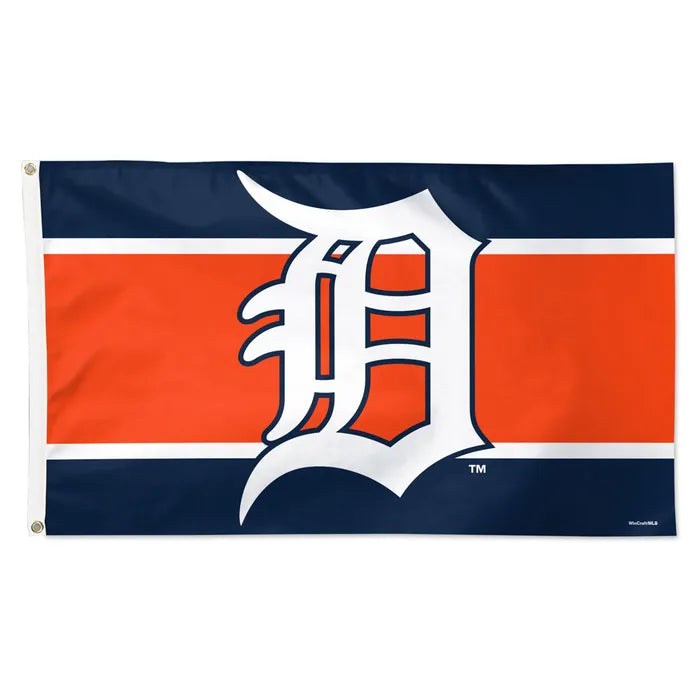 Detroit Tigers Logo Flag-DELUXE 3' X 5'