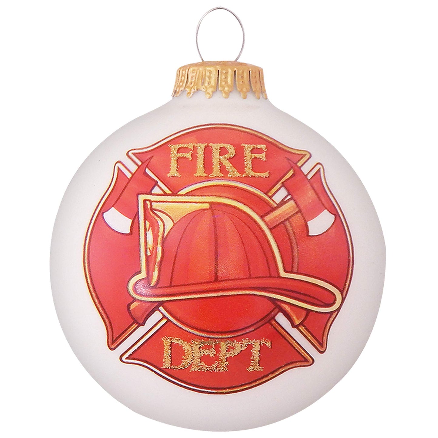 Firefighter Shield Ornament