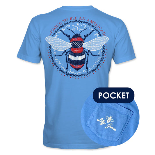 Lily Grace- Bee American Pocket Shirt