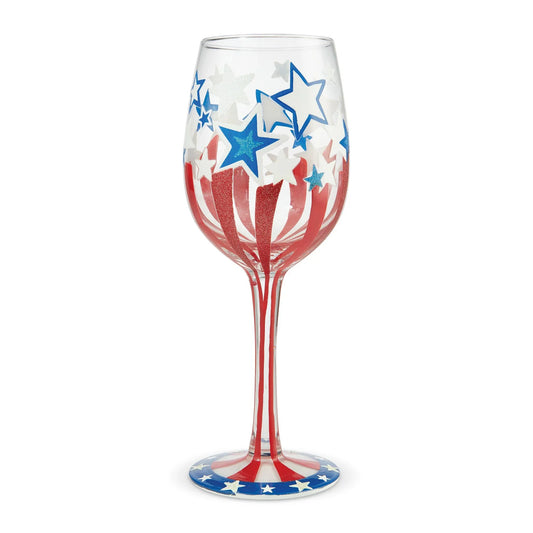 Lolita Land of The Free Wine Glass