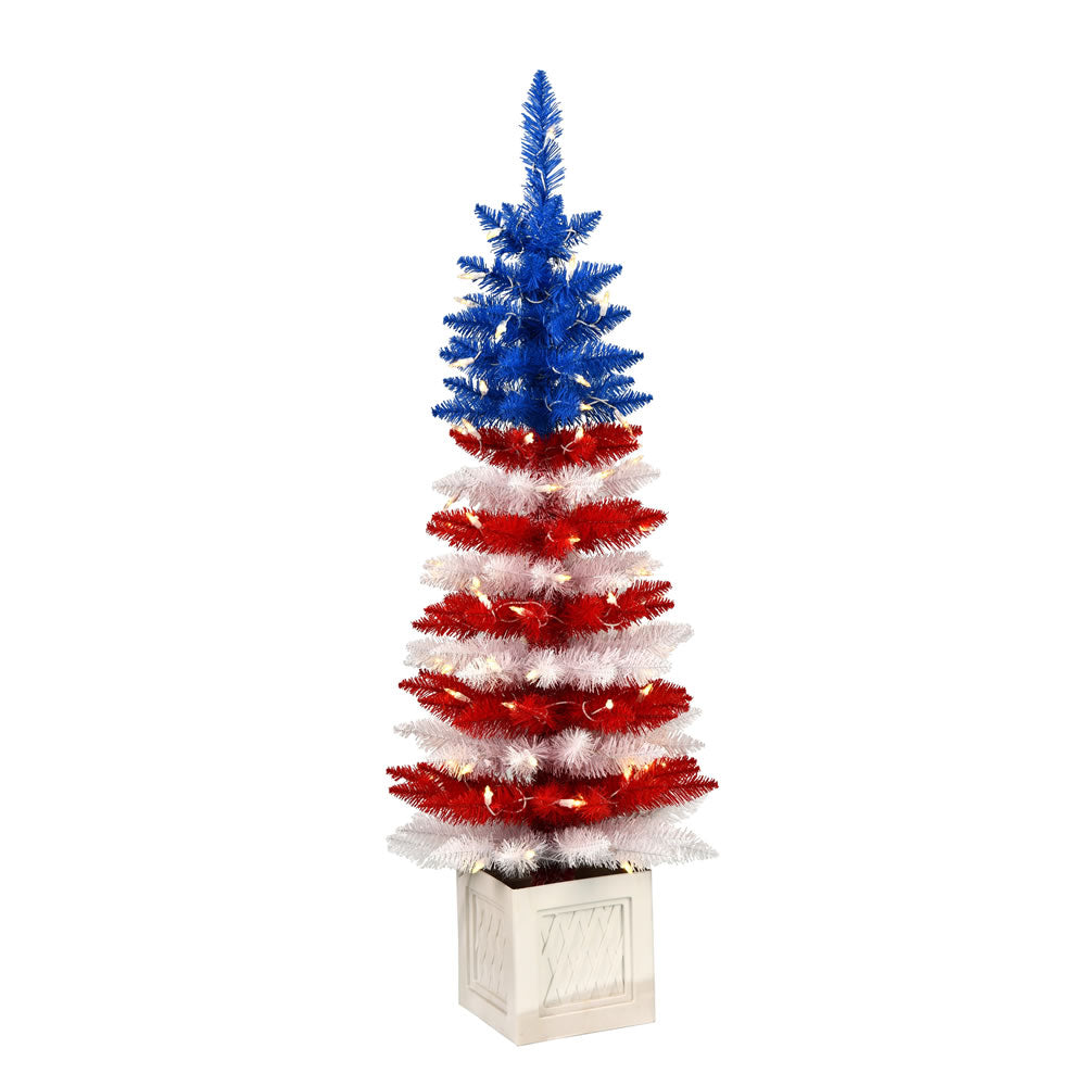4' x 18" Potted Centennial Pine Artificial Christmas Tree