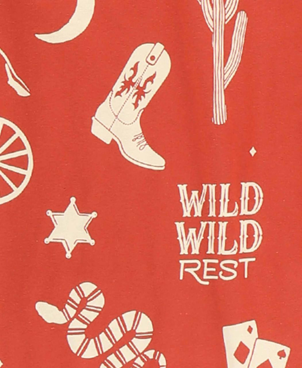 Wild Wild Rest Orange PJ Pants