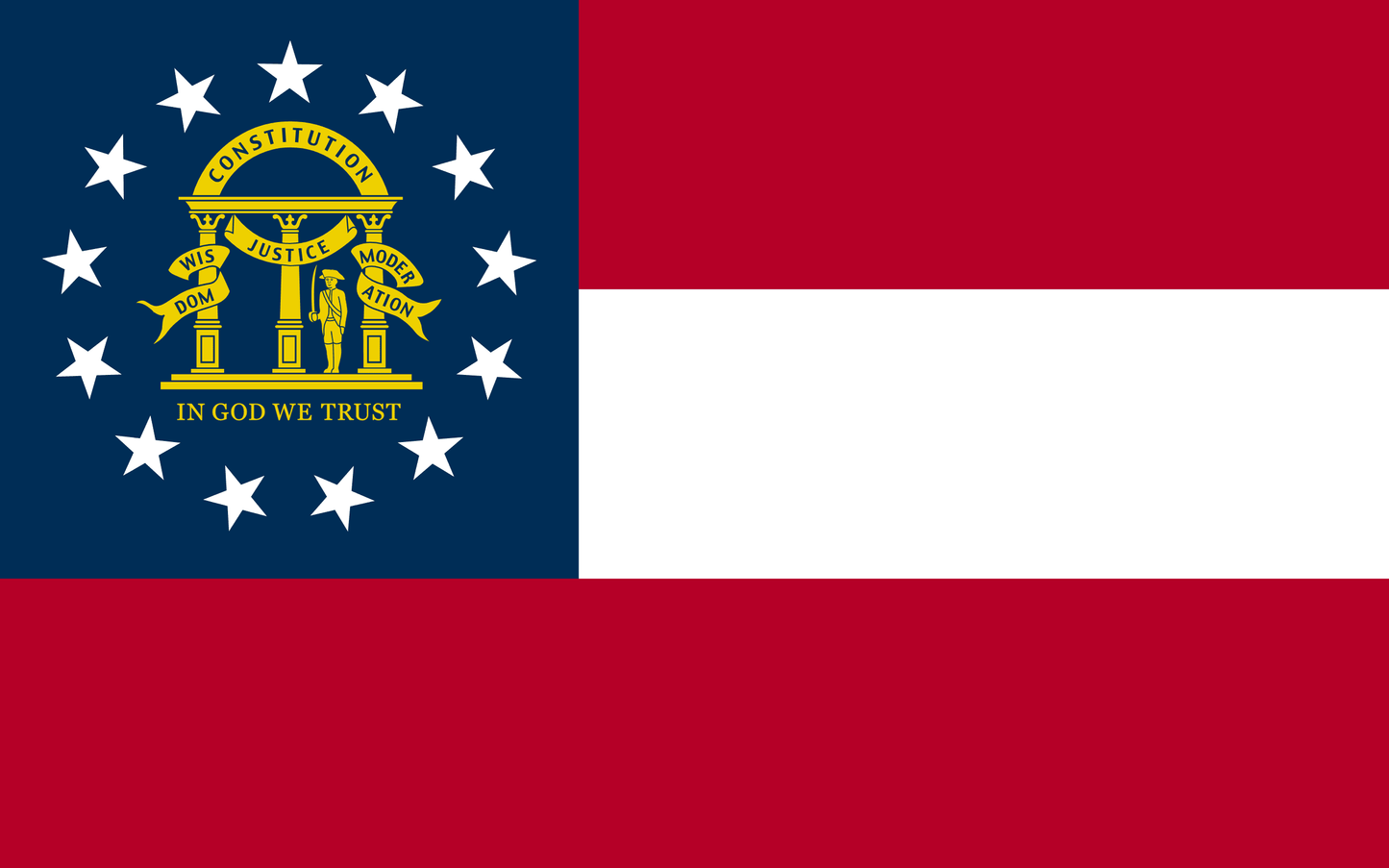 Georgia State Flag - Symonds Flags