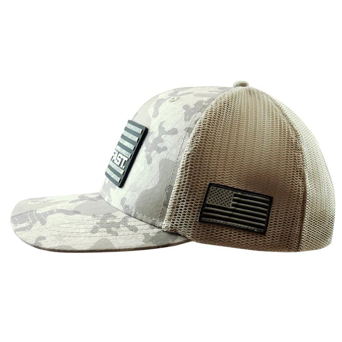 Hold Fast Hat: Light Grey Desert Camo - Symonds Flags