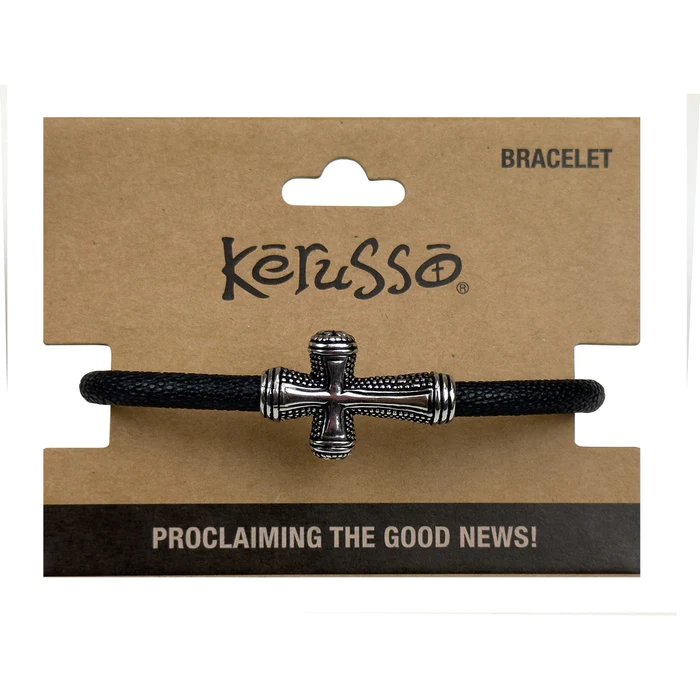 Kerusso Bracelet: Textured Cross - Symonds Flags