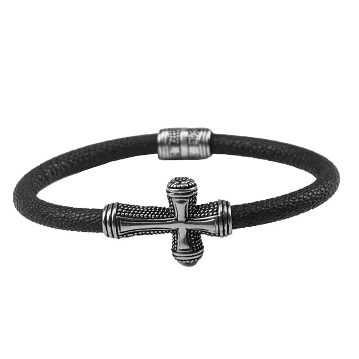 Kerusso Bracelet: Textured Cross - Symonds Flags