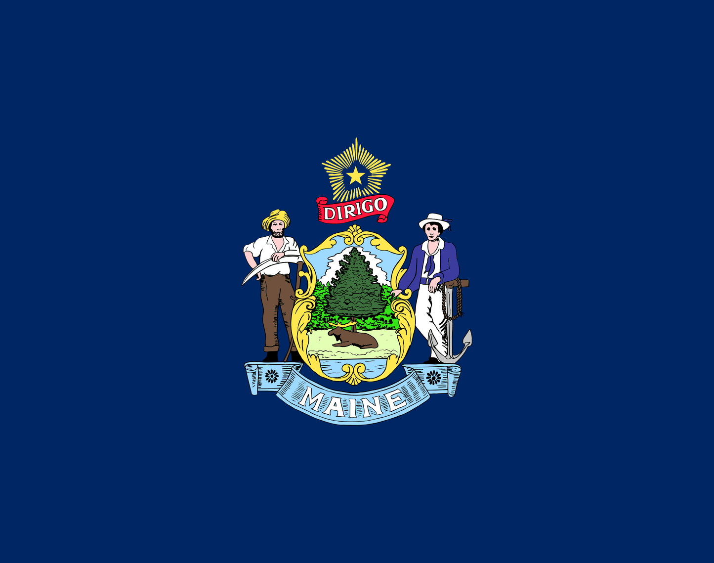 Maine State Flag - Symonds Flags