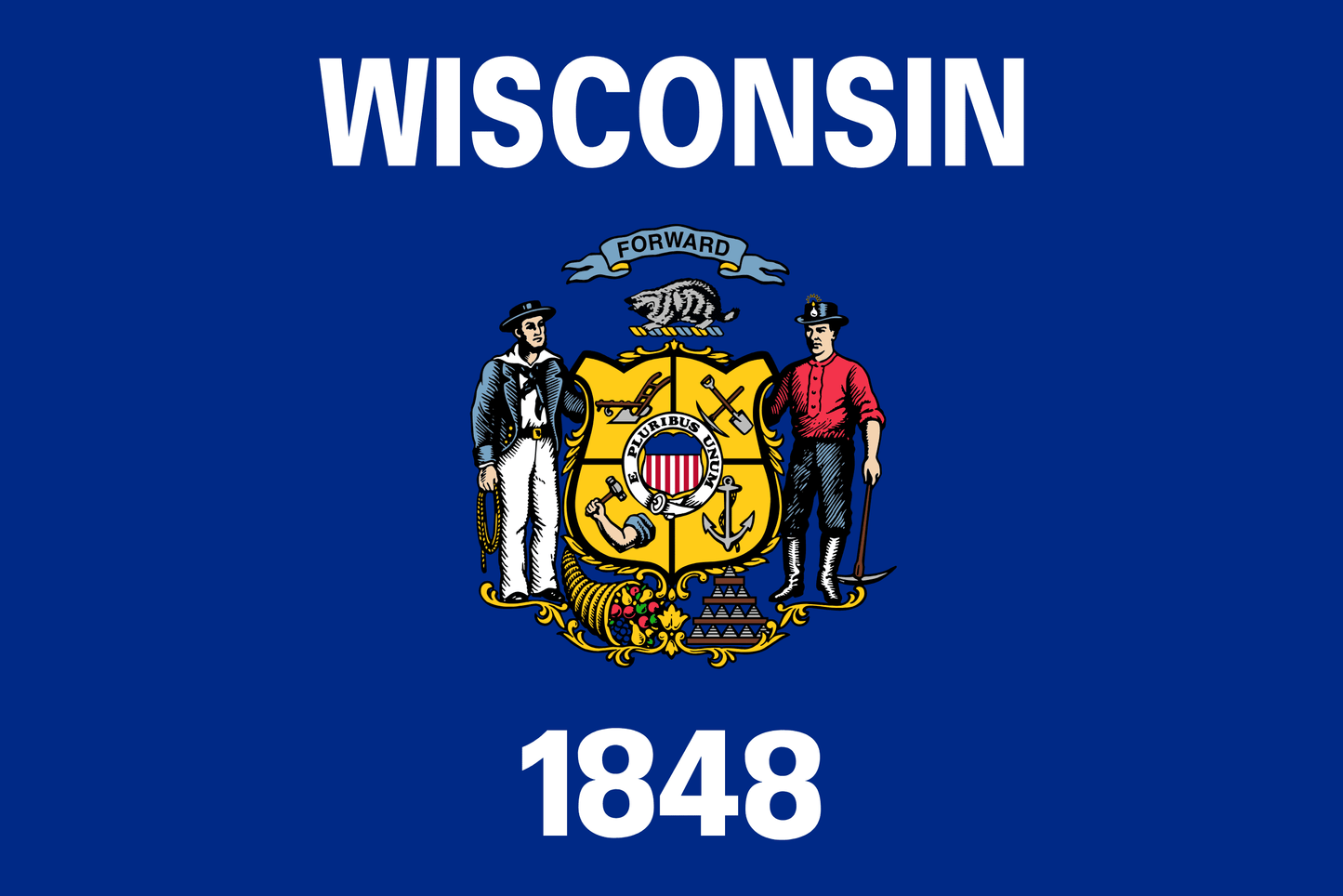 Wisconsin State Flag - Symonds Flags