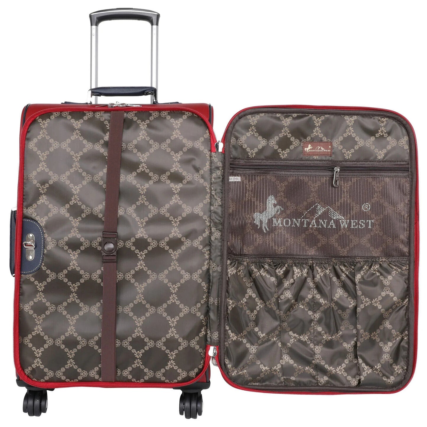 3 Piece Montana West Luggage Set Navy