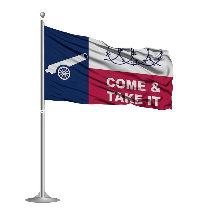 3' X 5' Texas "Come and Take It" Flag - Symonds Flags