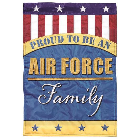 Proud Air Force Family Garden Flag