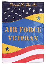 Air Force Veteran Garden Flag