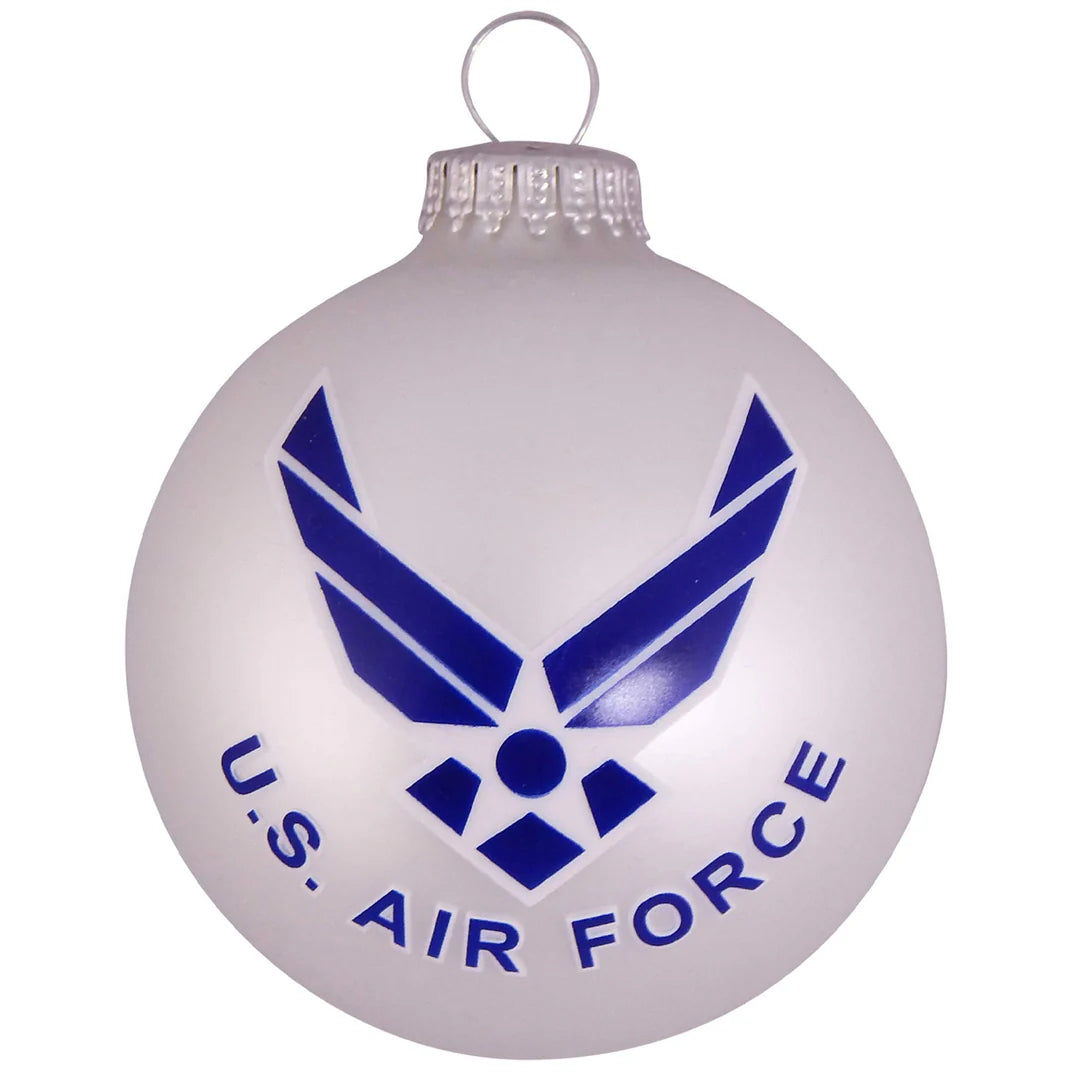 U.S Air Force Glass Ornament