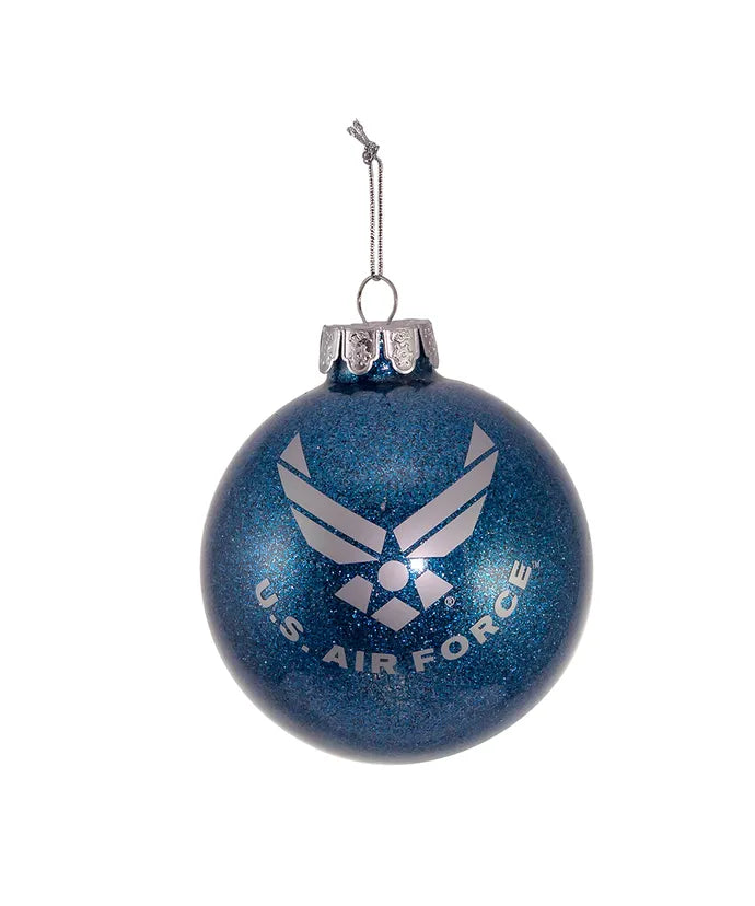 U.S. Air Force "Aim High" Glass Ball Ornament