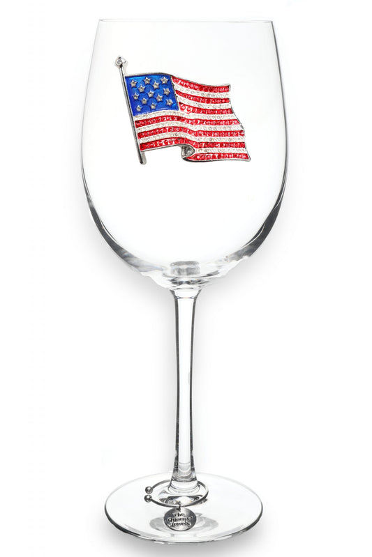 Queens Jewels Stemmed American Wine Glass