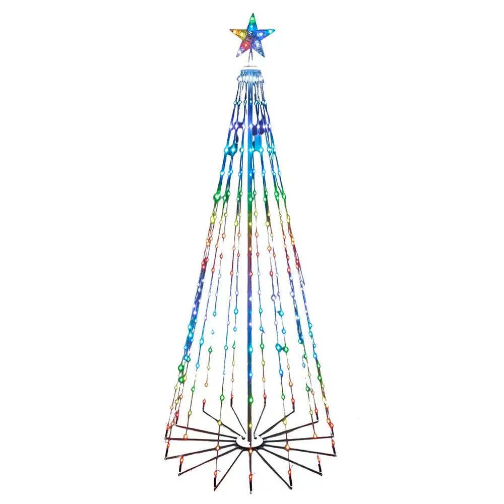 6' Collapsible RGB Color Changing LED Tree