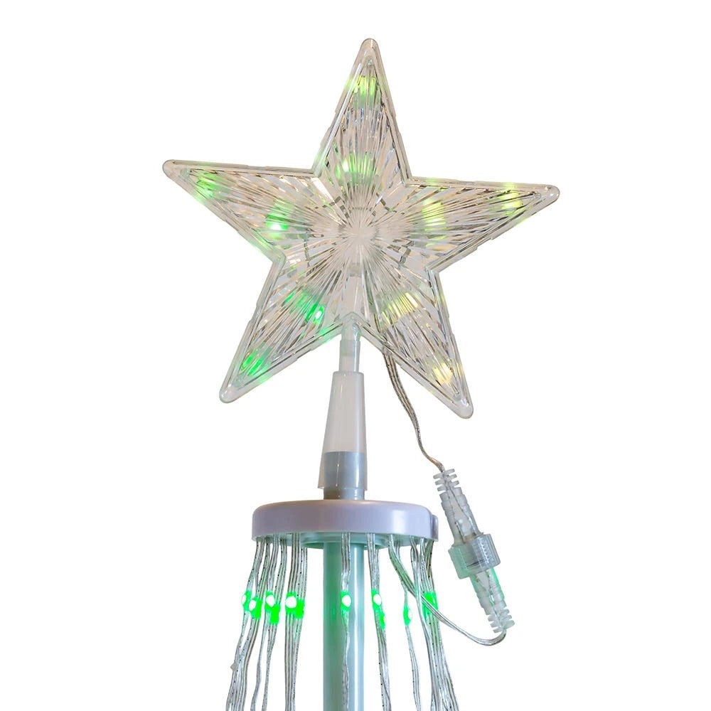 6' Collapsible RGB Color Changing LED Tree
