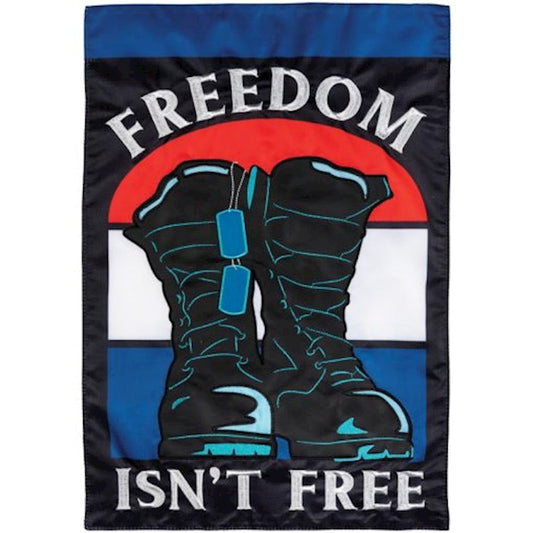 Freedom Isn't Free Garden Flag