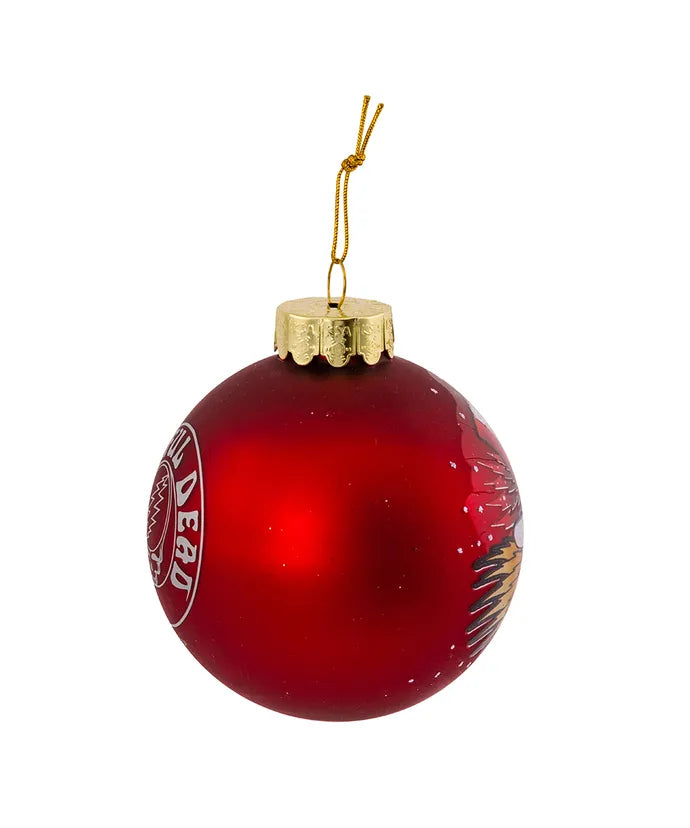 80 MM Greatful Dead Glass Ball Ornament