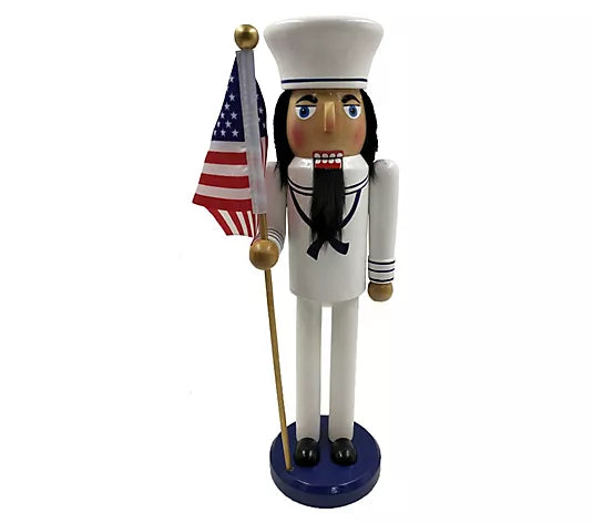 14" Navy Nutcracker