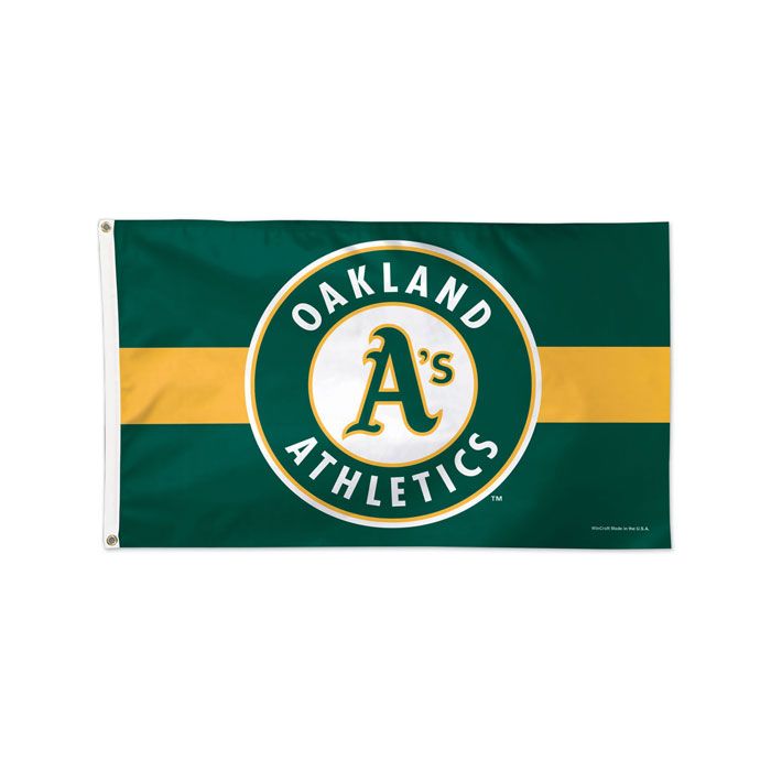 Oakland Athletics Flag-DELUXE 3'X 5'