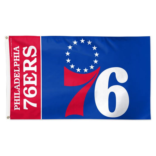 Philadelphia 76ers Team Block-DELUXE 3' X 5'