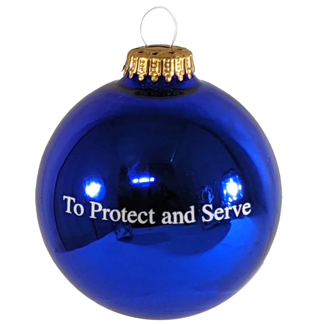 USA Police Force Christmas Ornament