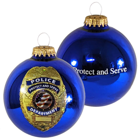 USA Police Force Christmas Ornament