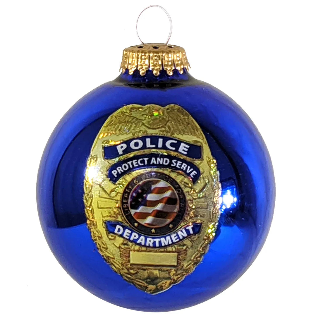 USA Police Force Christmas Ornament