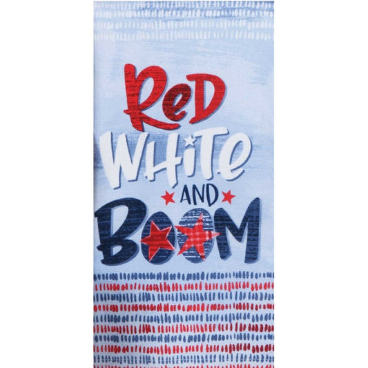 Red, White, and Boom Towel