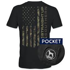 SU-Camo America Front Pocket Tee