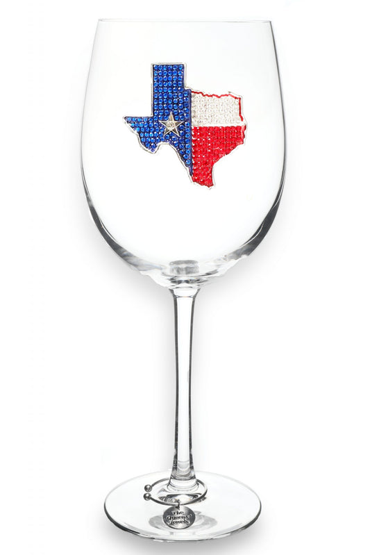 Queens Jewels Texas Stemmed Wine Glass