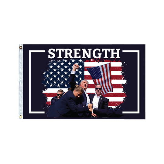 Trump Strength 3' X 5' Flag