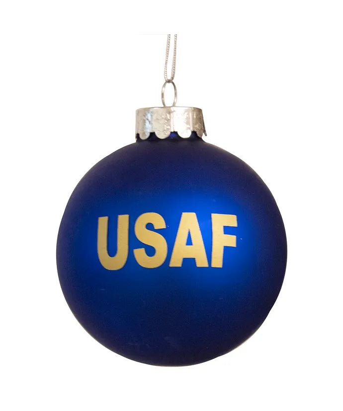 U.S. Air Force Glass Ball Ornament