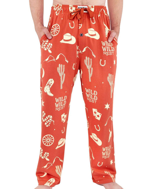 Wild Wild Rest Orange PJ Pants