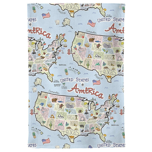 America Repeat Kitchen Towel - Symonds Flags