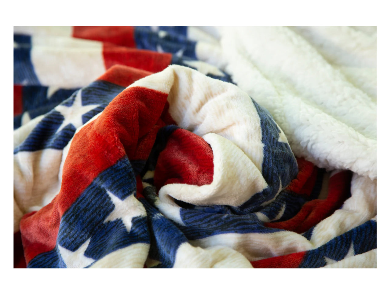 Americana Plush Throw