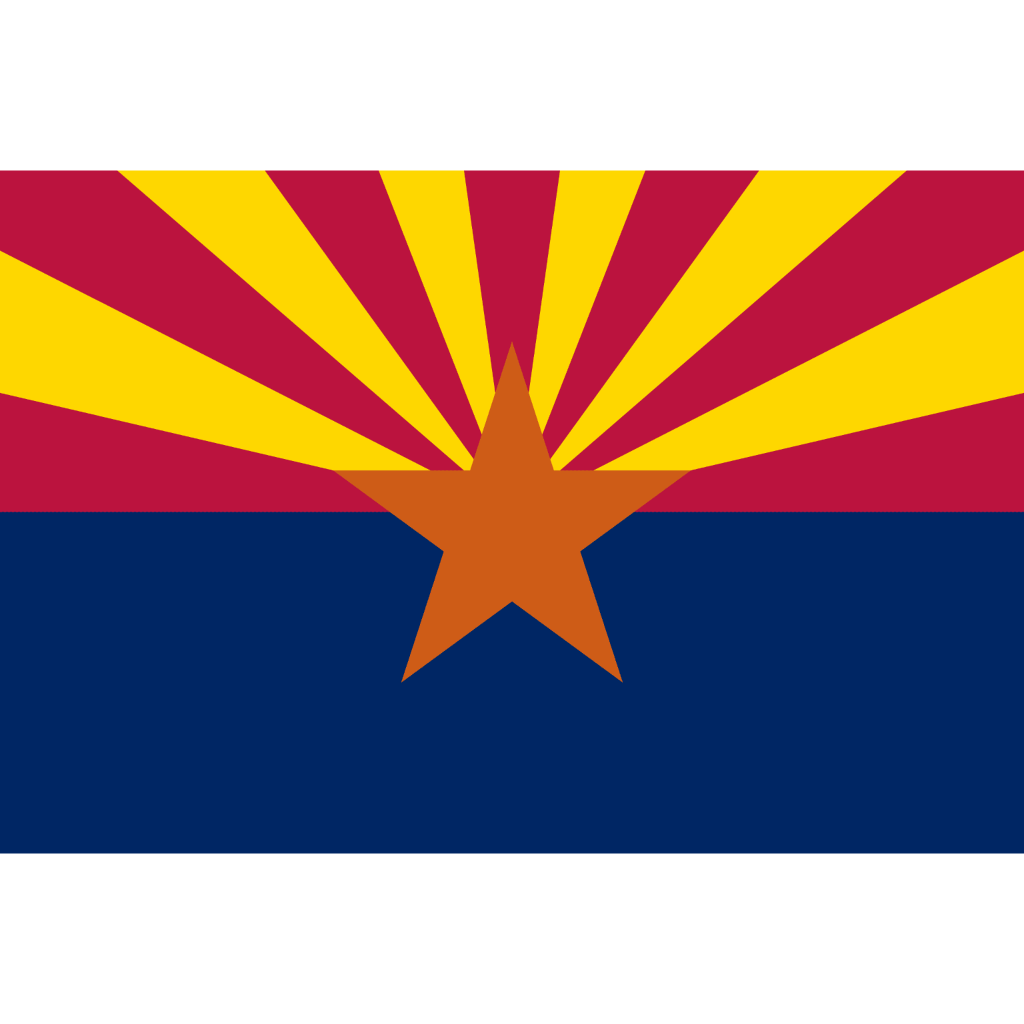 Rsym Flag Arizona State Flag: Desert Sunsets and Southwest Spirit 3'x5' Flag ...