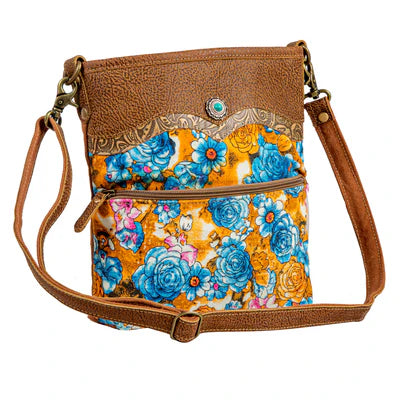 Blue Ridge Blooms Small Crossbody Bag