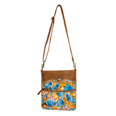 Blue Ridge Blooms Small Crossbody Bag