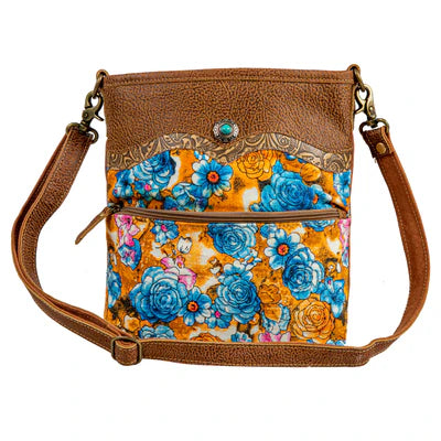 Blue Ridge Blooms Small Crossbody Bag